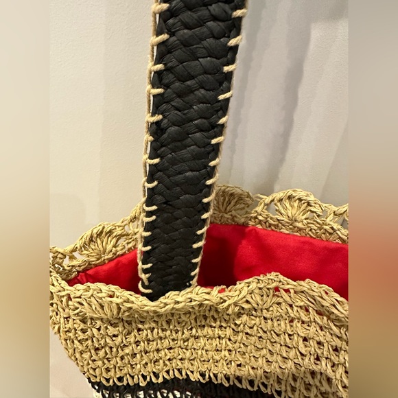 Max & Co BNWT raffia bucket  bag - Picture 2 of 11